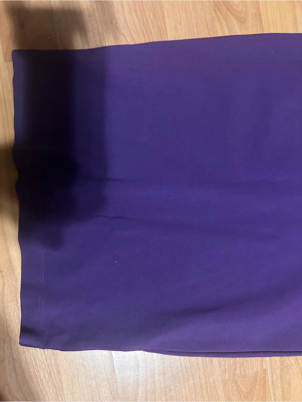 Felicity & Coco Gently Used Purple and Black Midi Sheath Dress Size Small - Picture 3 of 8